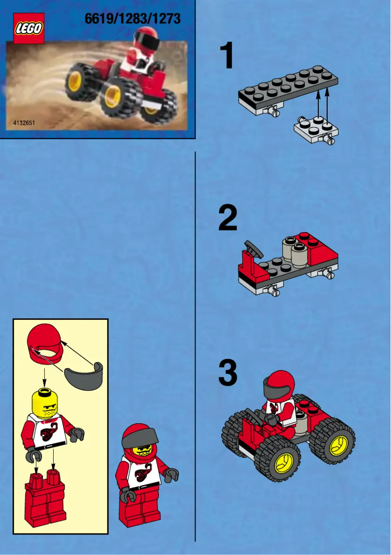First page image of the manual for RED FOUR WHEEL DRIVER
