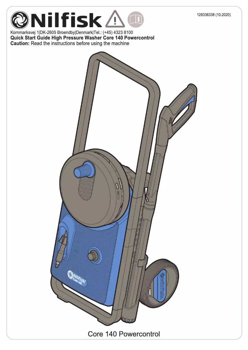 First page image of the manual for Core 140 PowerControl