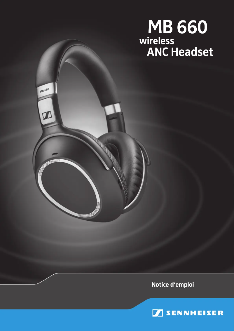 Page 1 of the manual User Manual Sennheiser MB 660 UC