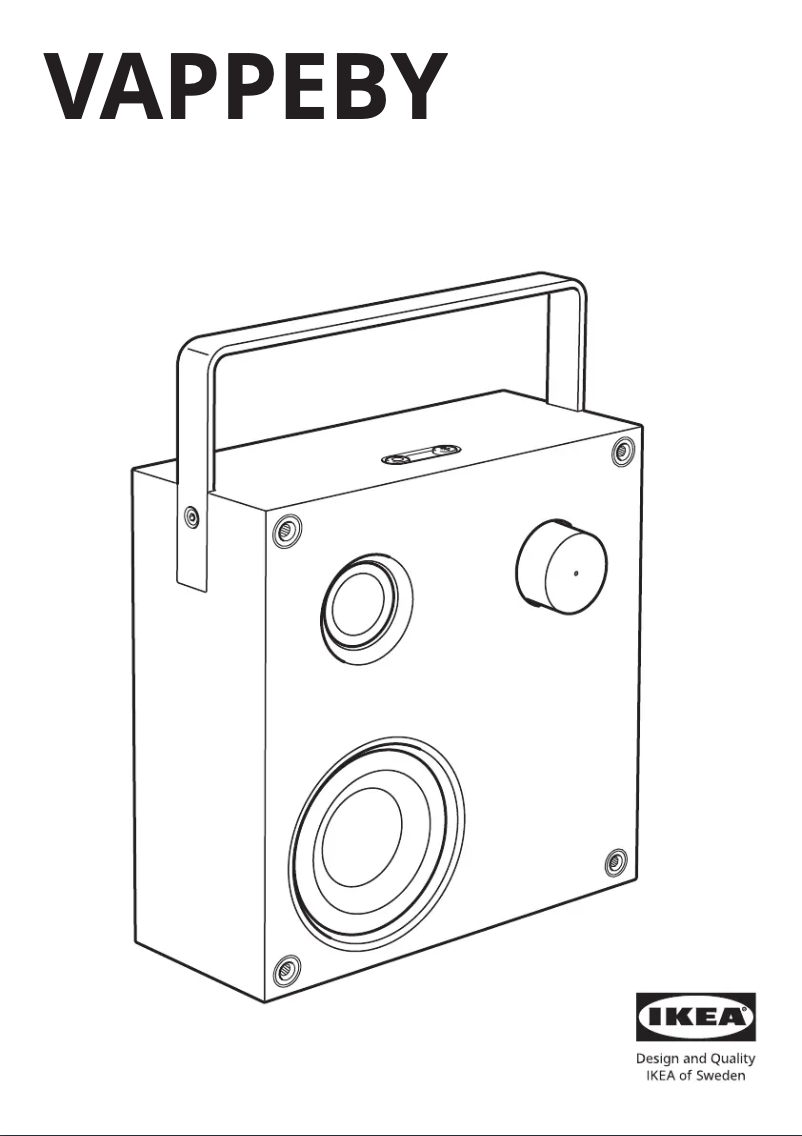 First page image of the manual for VAPPEBY 405.173.79