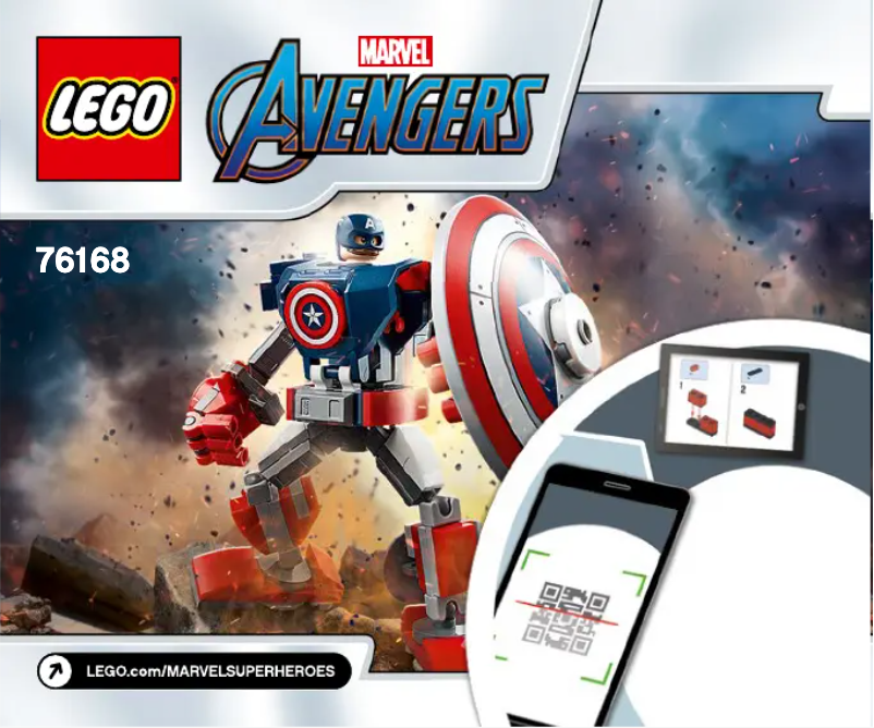 First page image of the manual for Marvel Super Heroes 76168