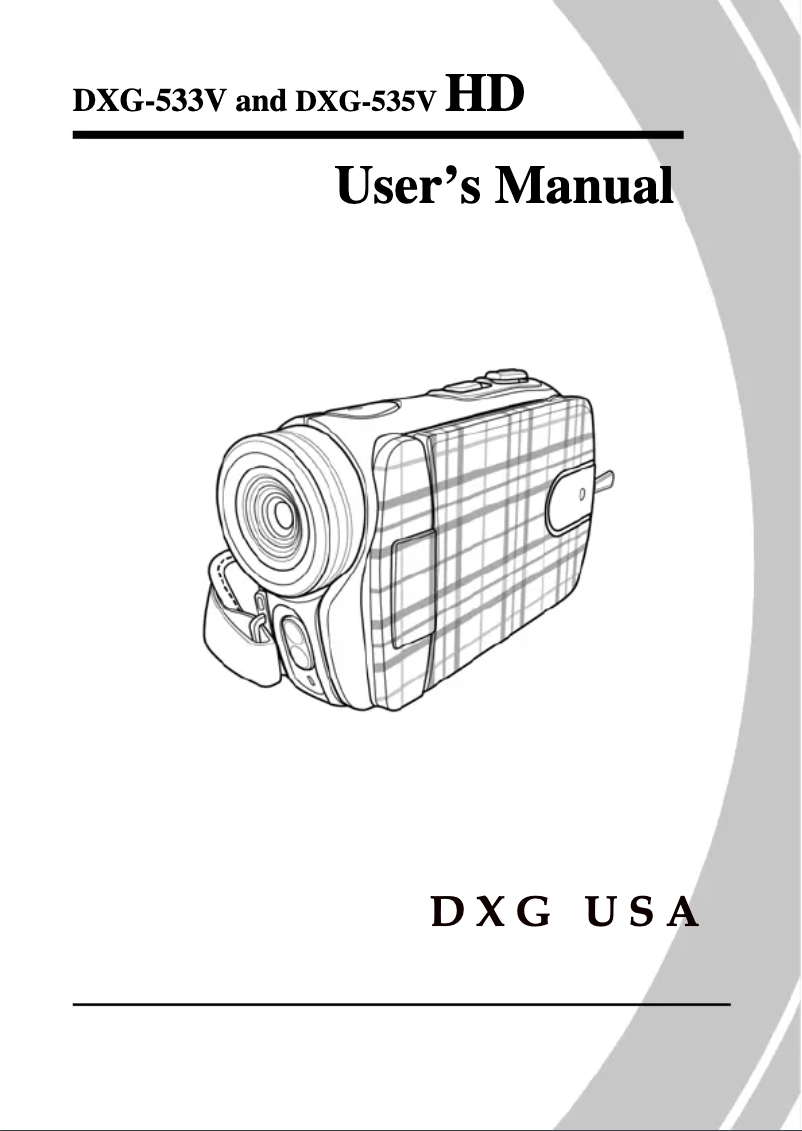 First page image of the manual for Riviera DXG-535V