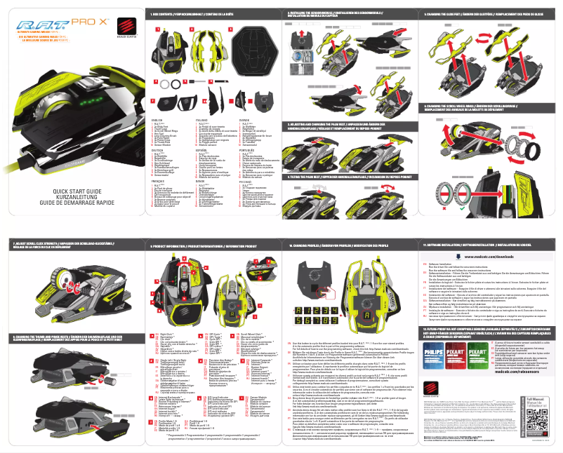 Page 1 of the manual User Manual Mad Catz R.A.T. PRO X