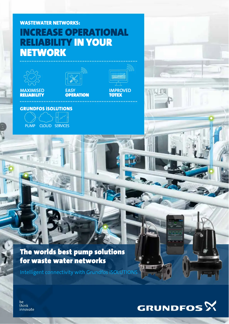 Page 1 of the manual Brochure Grundfos CU 241