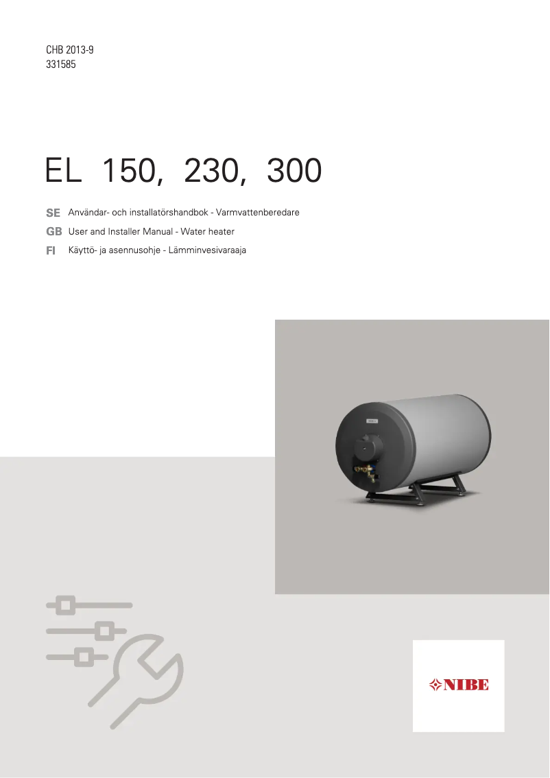 Image de la première page du manuel de l'appareil EL 230