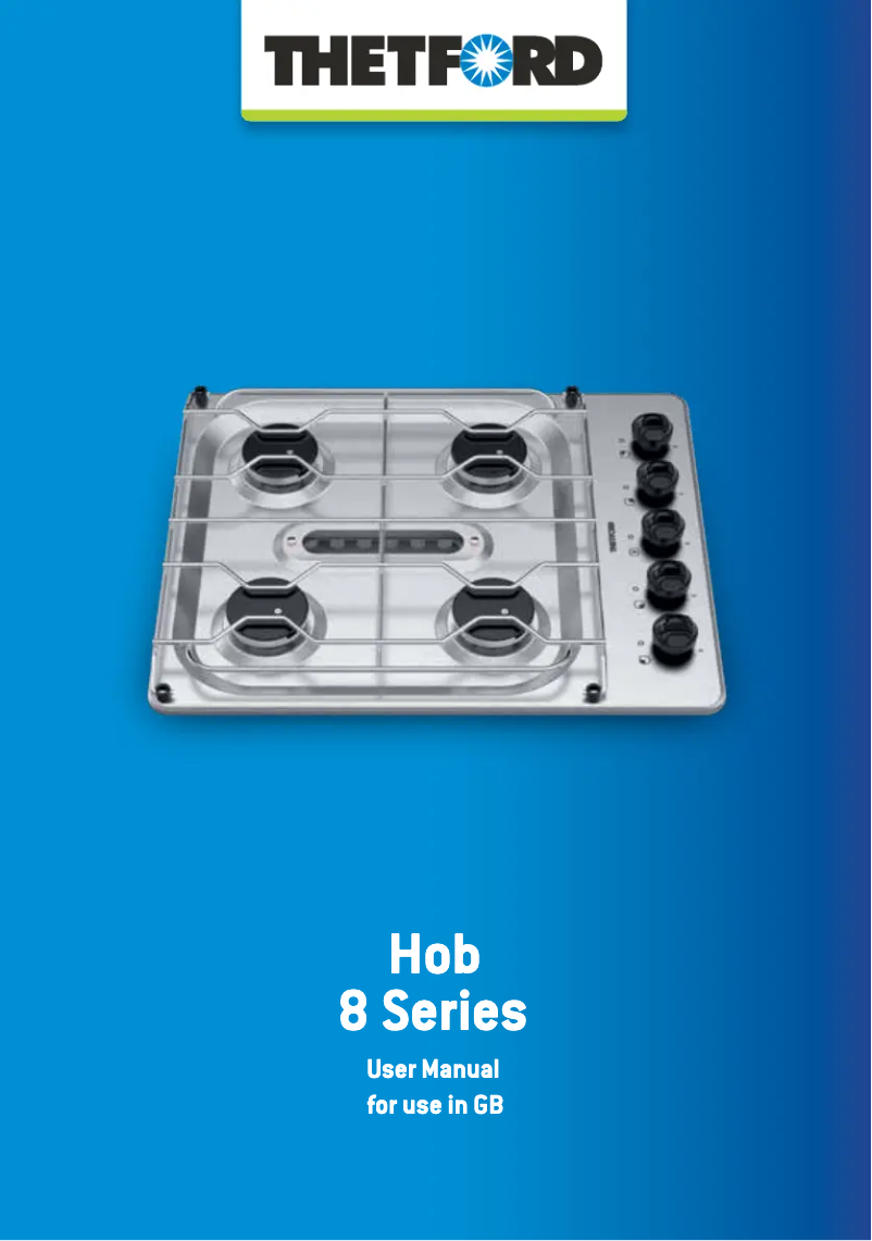 Page 1 of the manual User Manual Thetford 8 Series