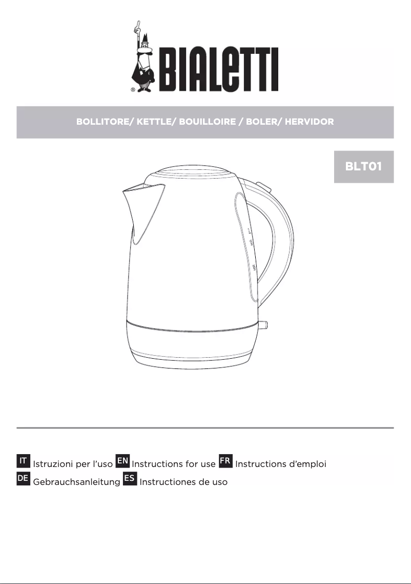 First page image of the manual for BLT01