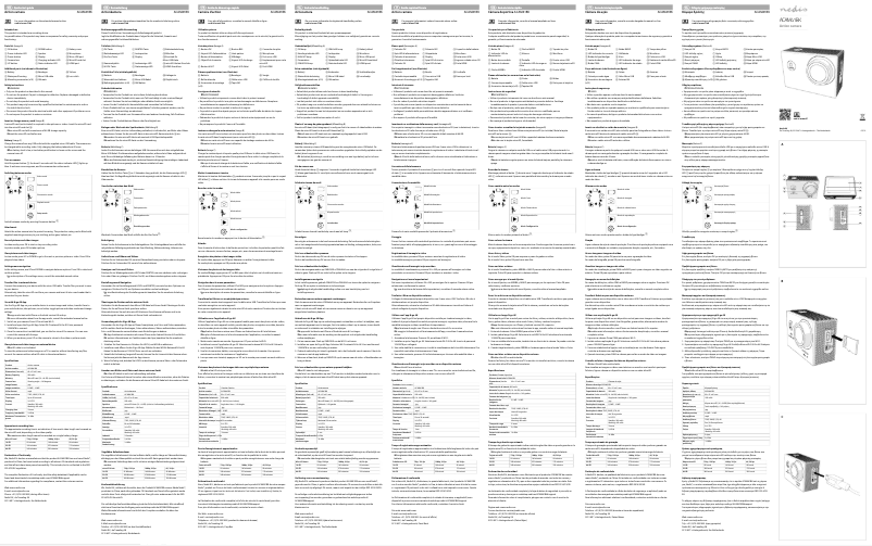 Page 1 of the manual User Manual Nedis ACAM41BK