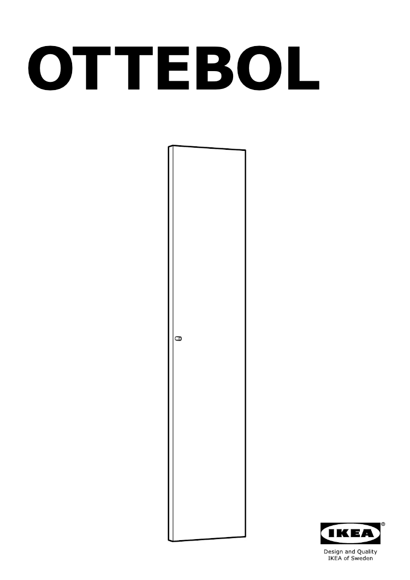 First page image of the manual for OTTEBOL 104.075.65