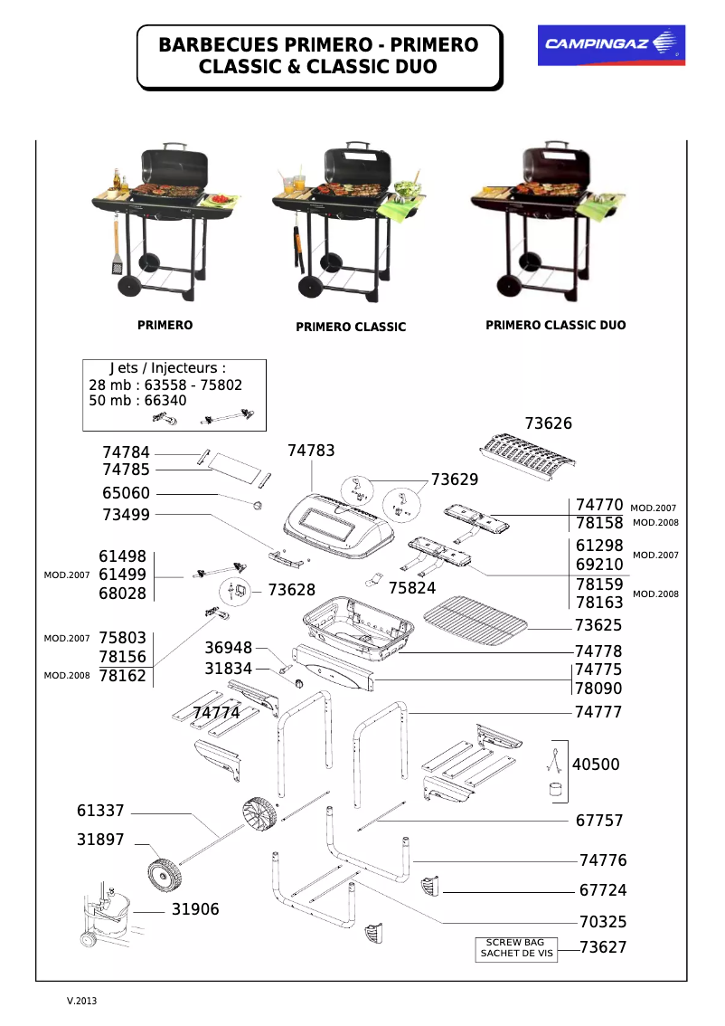Page 1 of the manual User Manual Campingaz Primero