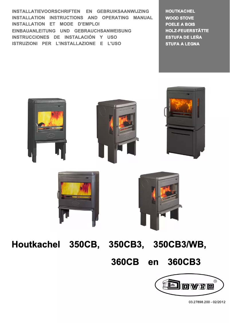 First page image of the manual for 350CB3-WB