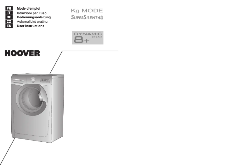 First page image of the manual for DST 8166