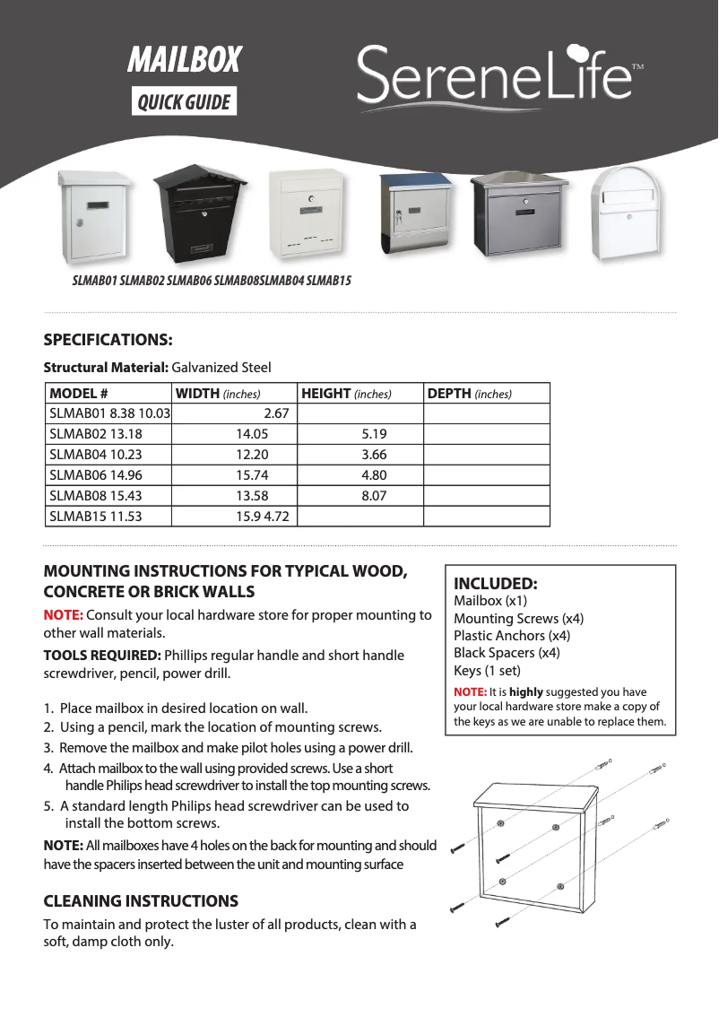 Image de la première page du manuel de l'appareil AZSLMAB06