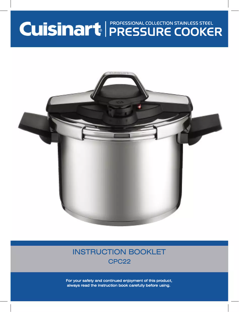 First page image of the manual for CPC22