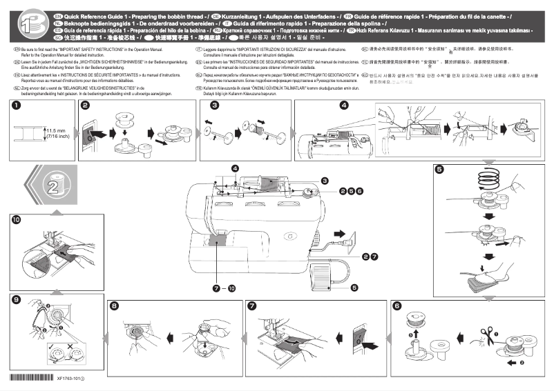 First page image of the manual for Elite 45