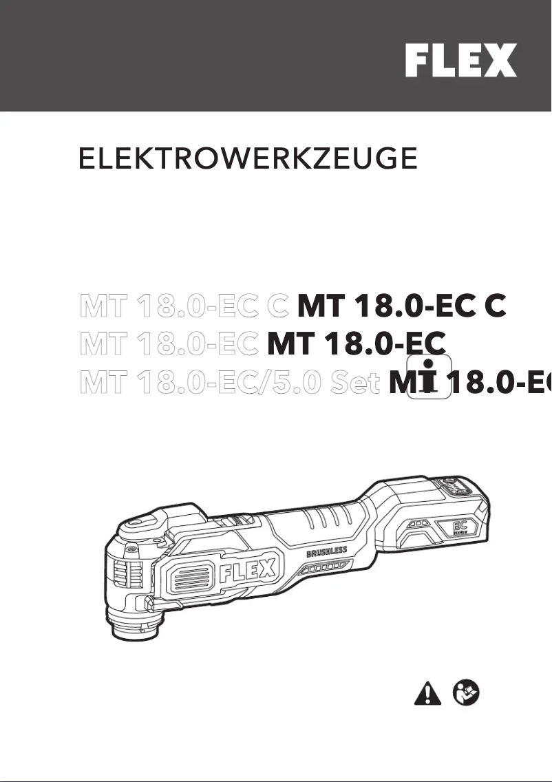 First page image of the manual for MT 18.0-EC C