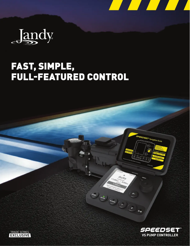 First page image of the manual for SpeedSet