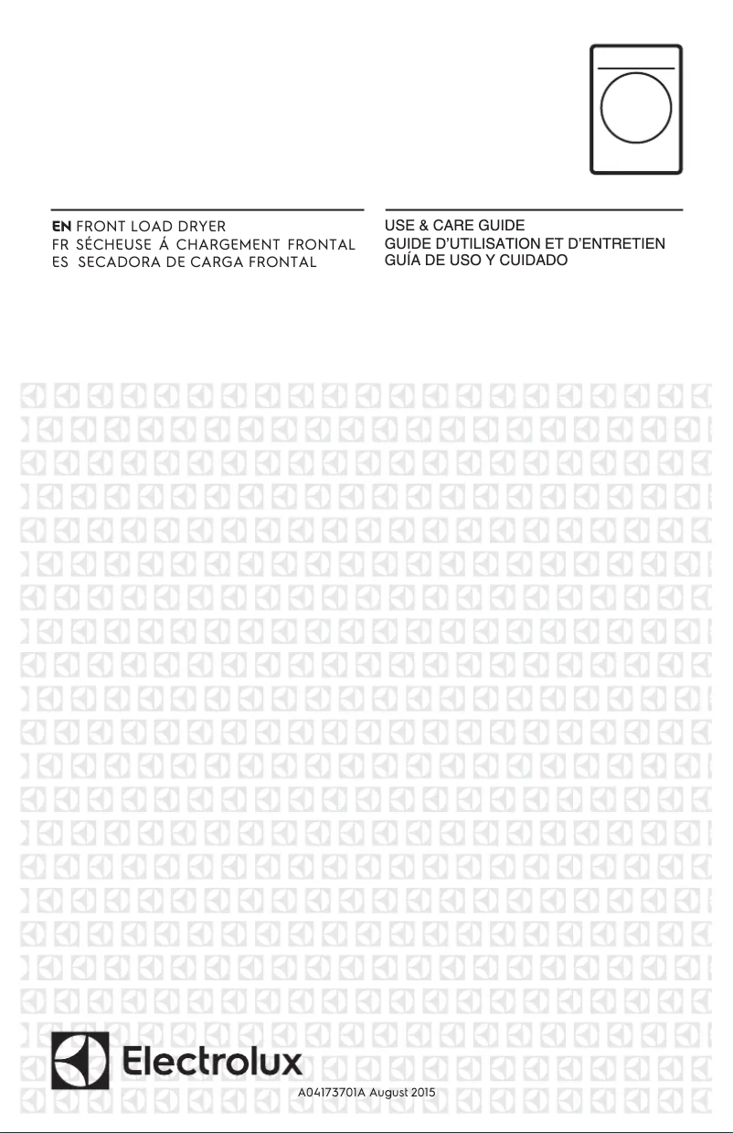 First page image of the manual for EFME417S