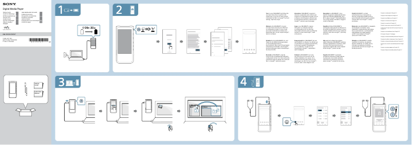 First page image of the manual for Walkman NW-ZX505