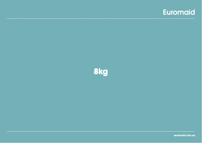 Page 1 of the manual Technical Sheet Euromaid ETTW800