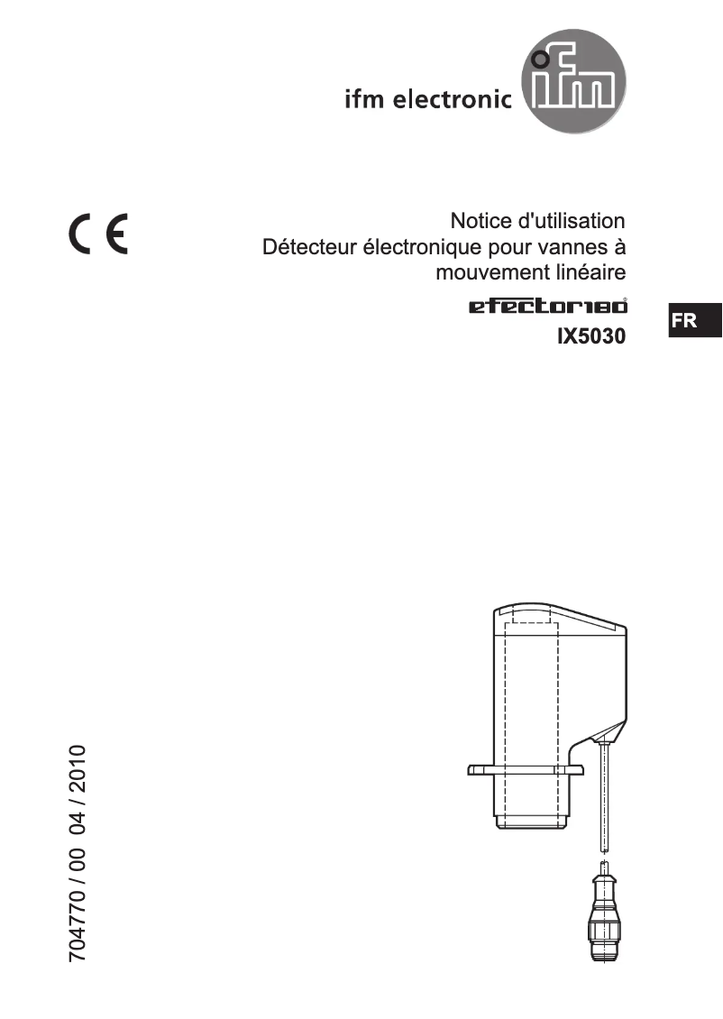First page image of the manual for IX5030