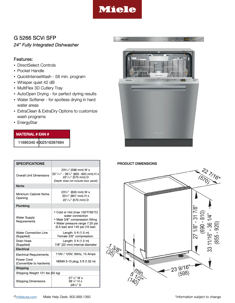 First page image of the manual for G 5266 SCVi