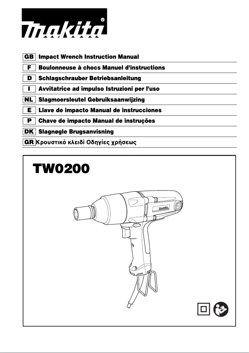 First page image of the manual for TW0200