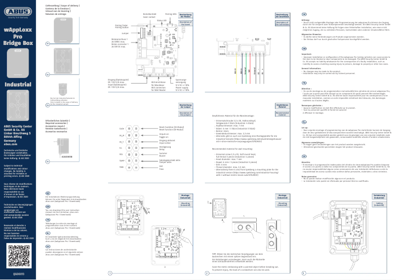 Image de la première page du manuel de l'appareil ACSE00030