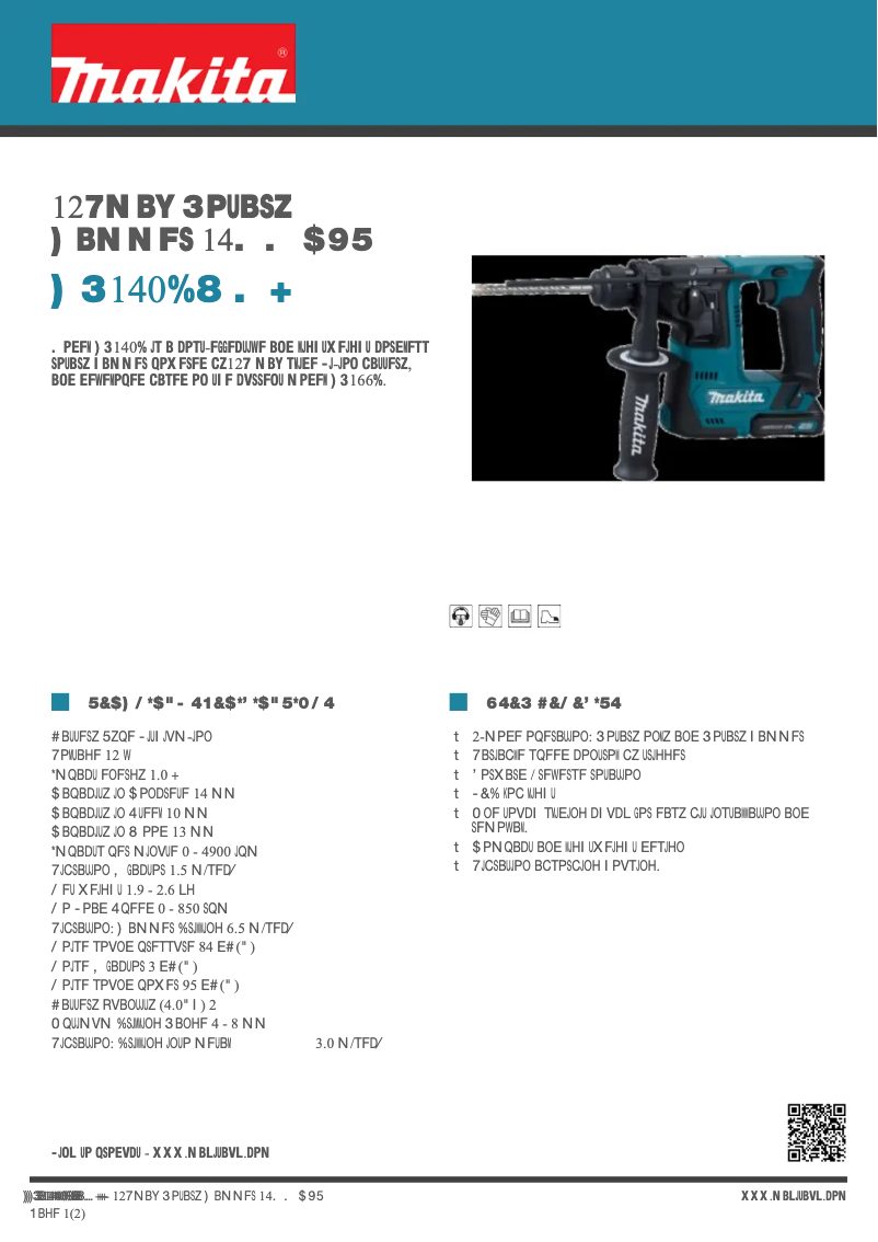 First page image of the manual for HR140DWMJ