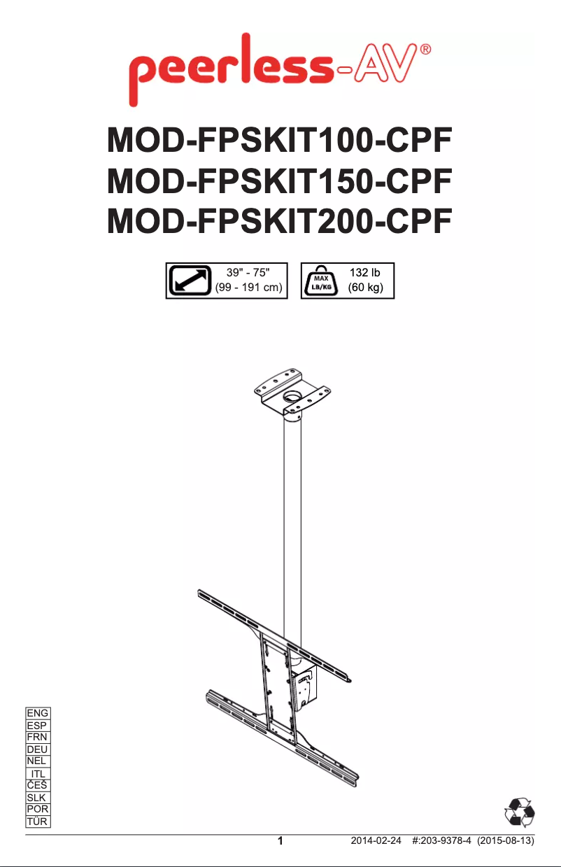 Image de la première page du manuel de l'appareil MOD-FPSKIT200-CPF
