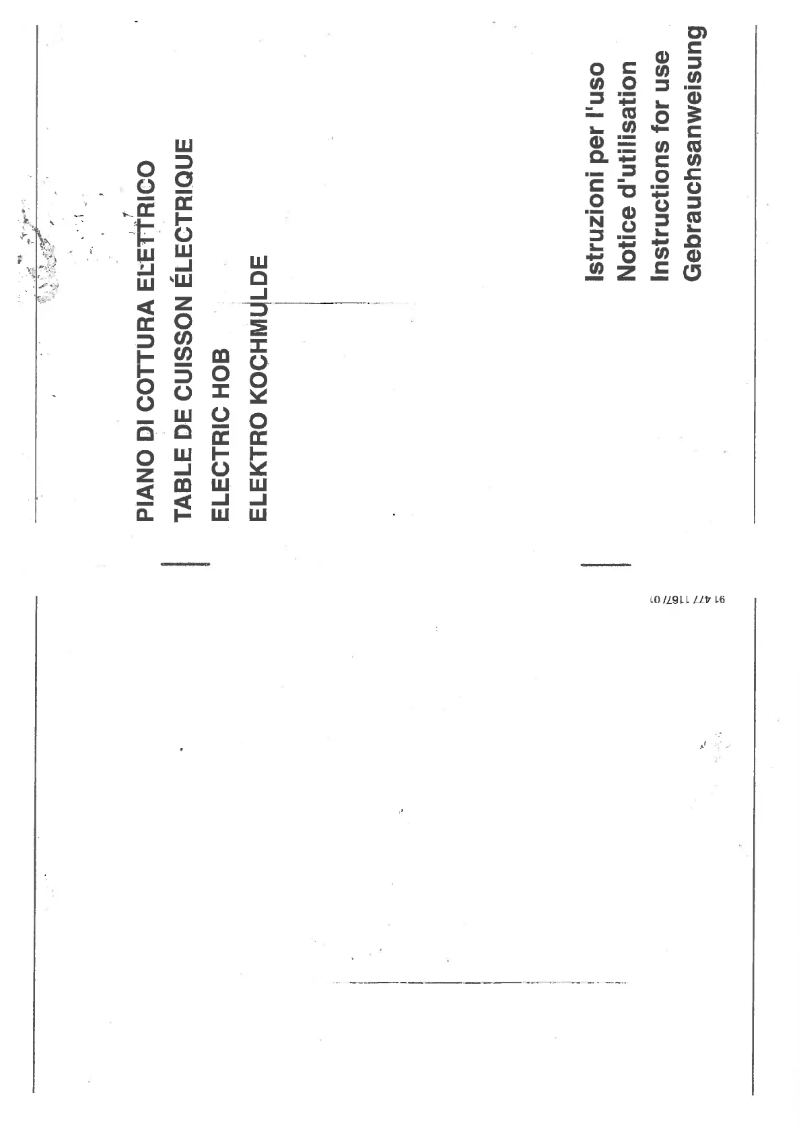 Page 1 of the manual User Manual Smeg S135NEEBTF