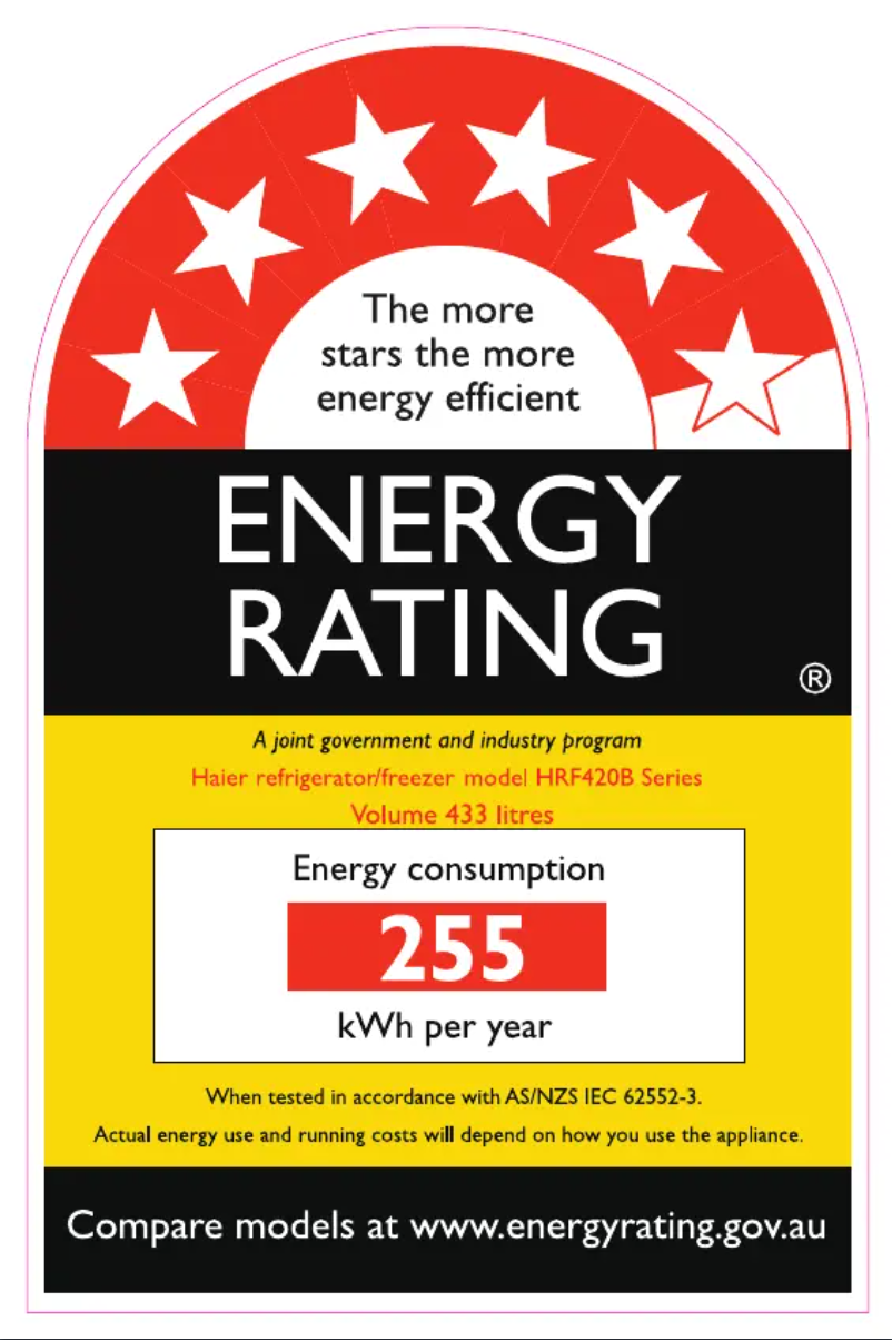 First page image of the manual for HRF420BW