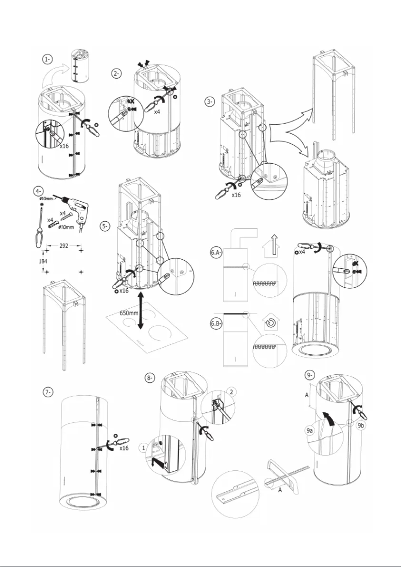 First page image of the manual for ISLA FARO