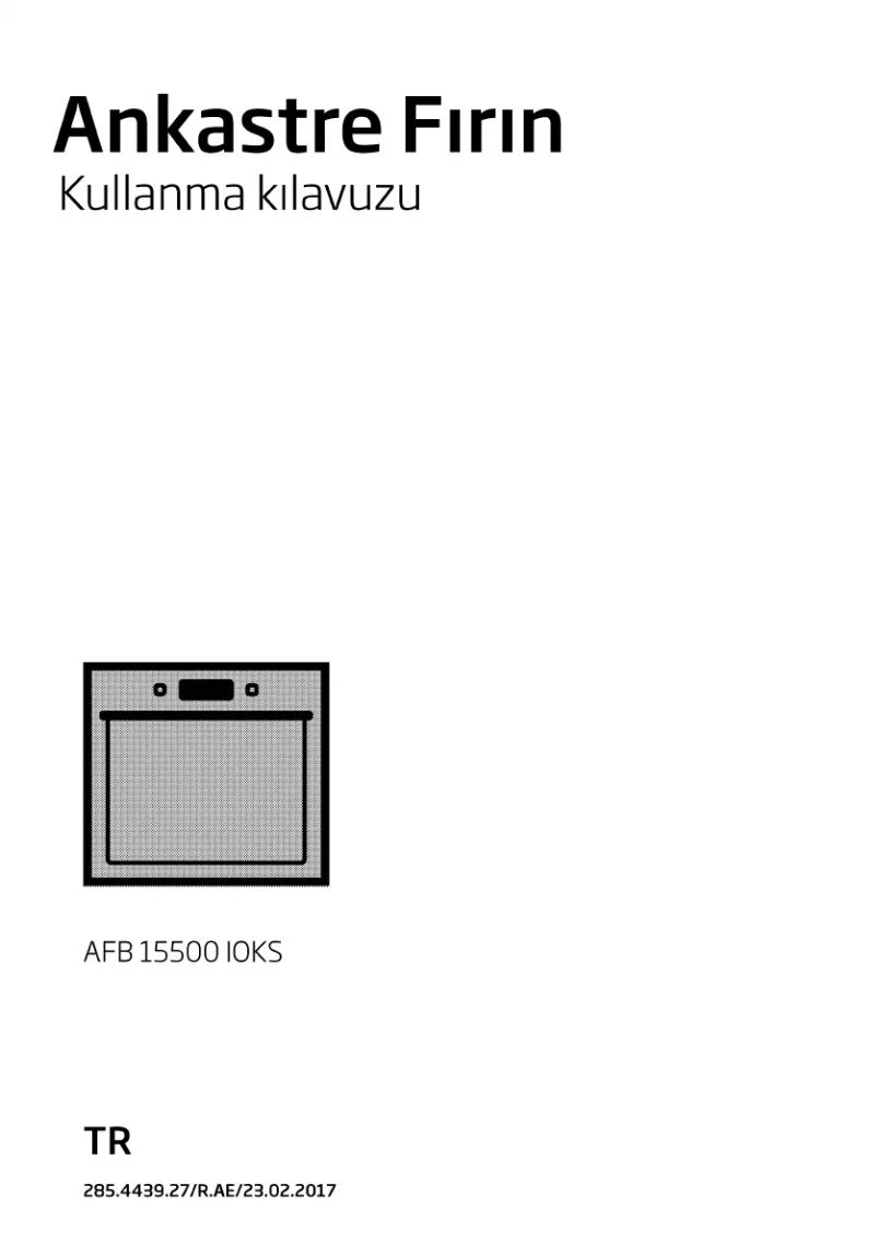 First page image of the manual for AFB 15500 IOKS