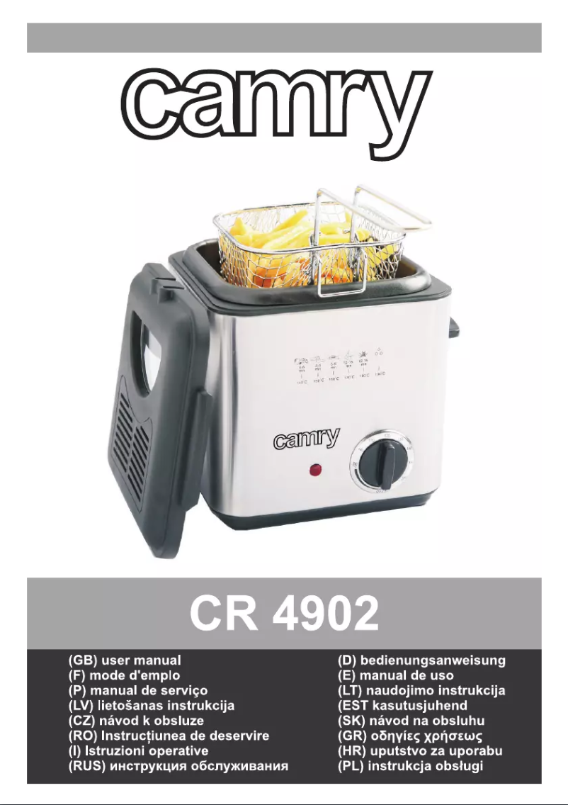 First page image of the manual for CR 4902