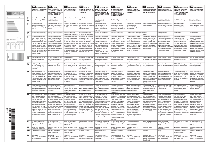 First page image of the manual for CG4A57J5
