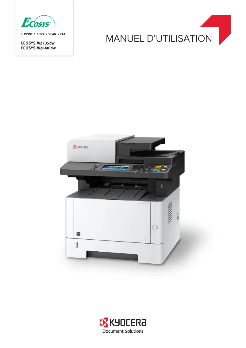 Page 1 of the manual User Manual Kyocera ECOSYS P2040dw