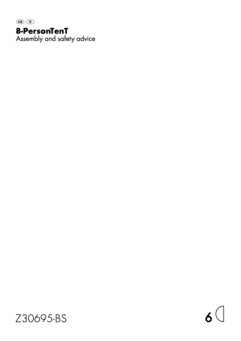 First page image of the manual for Z30695-BS