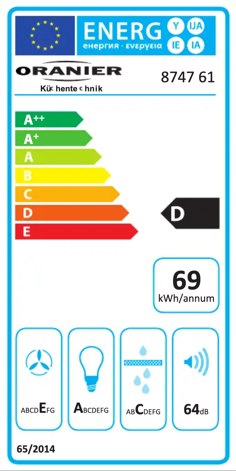 First page image of the manual for Farina 90 E