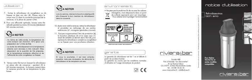 First page image of the manual for BTH970