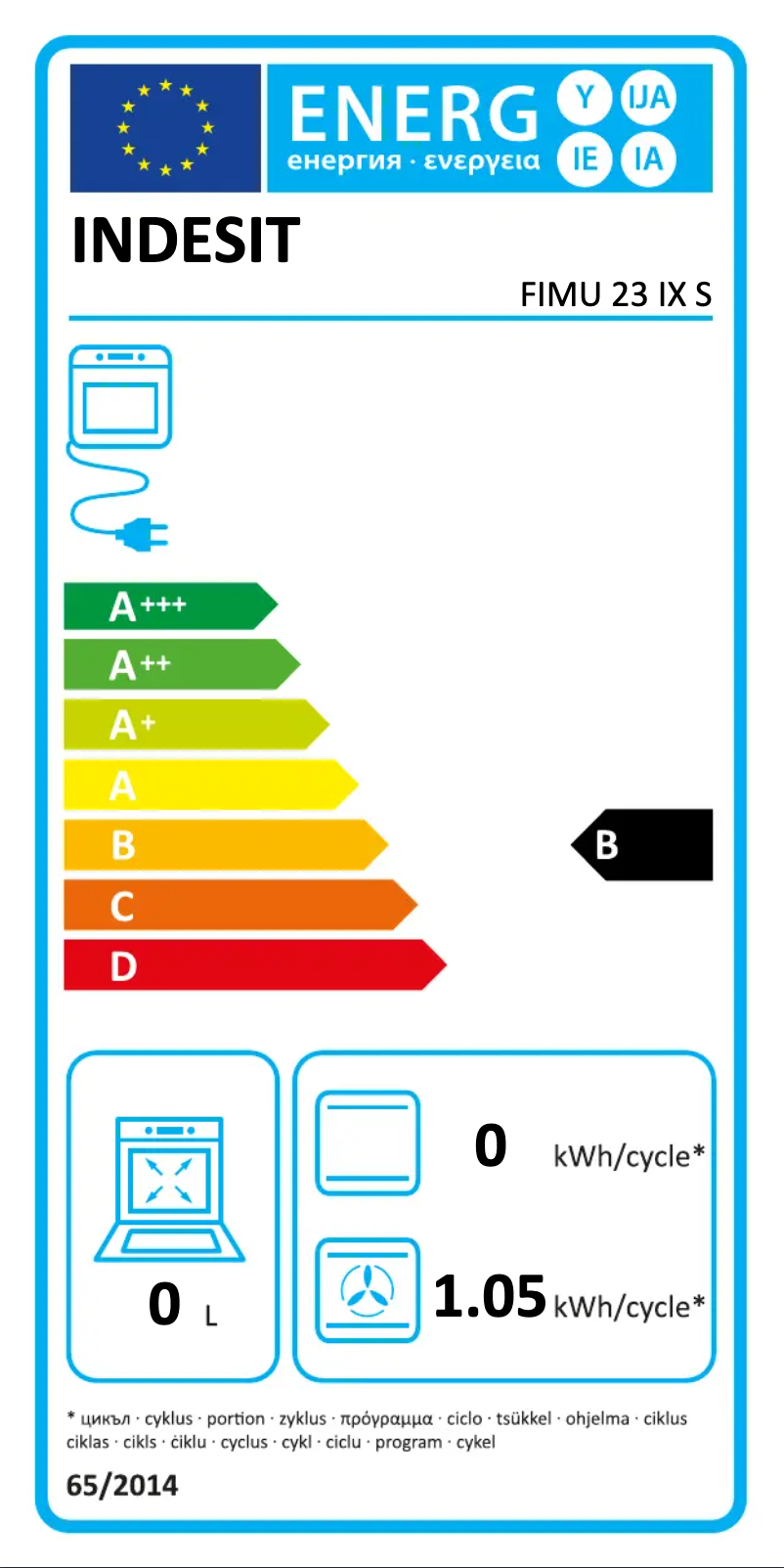 First page image of the manual for FIMU 23 IX S