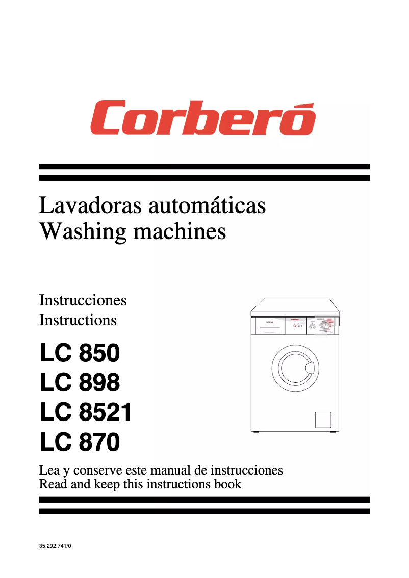 First page image of the manual for LC8521