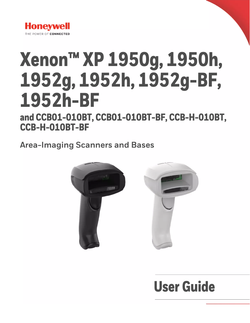 First page image of the manual for Xenon XP 1952g