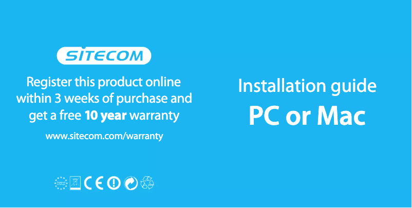 Page 1 of the manual User Manual Sitecom LN-555
