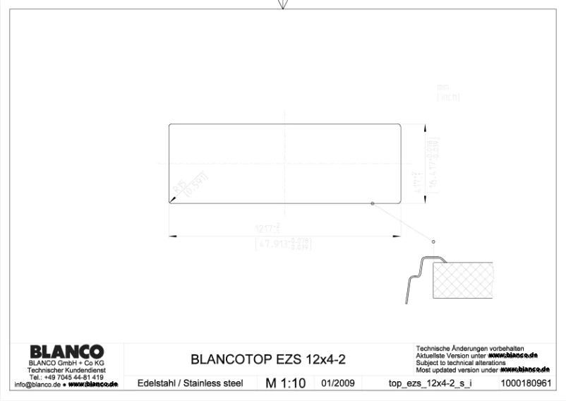 Image de la première page du manuel de l'appareil EZS 12 x 4-2