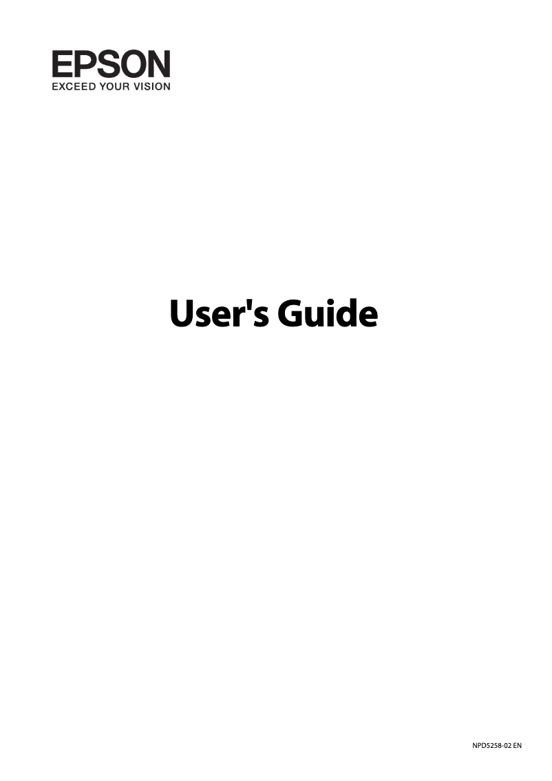 Image de la première page du manuel de l'appareil WorkForce Pro WF-6090D2TWC