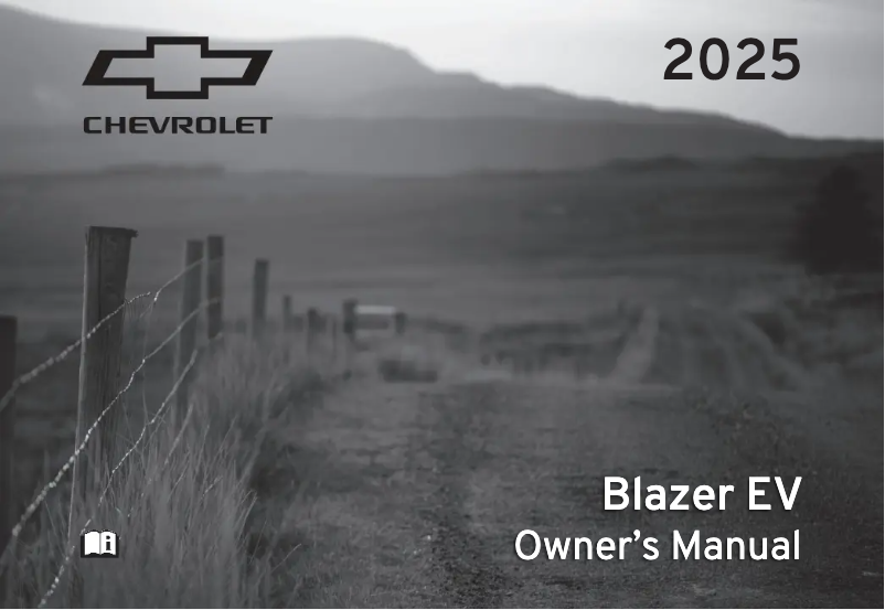 Page 1 of the manual User Manual Chevrolet Blazer EV (2025)