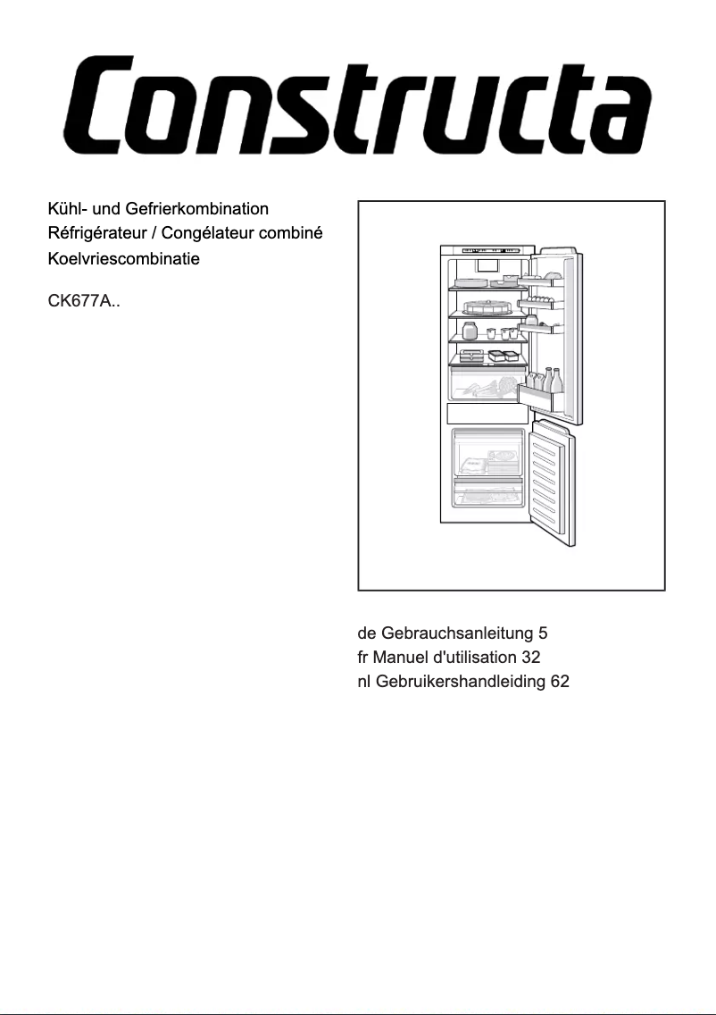 First page image of the manual for CK677AFE0