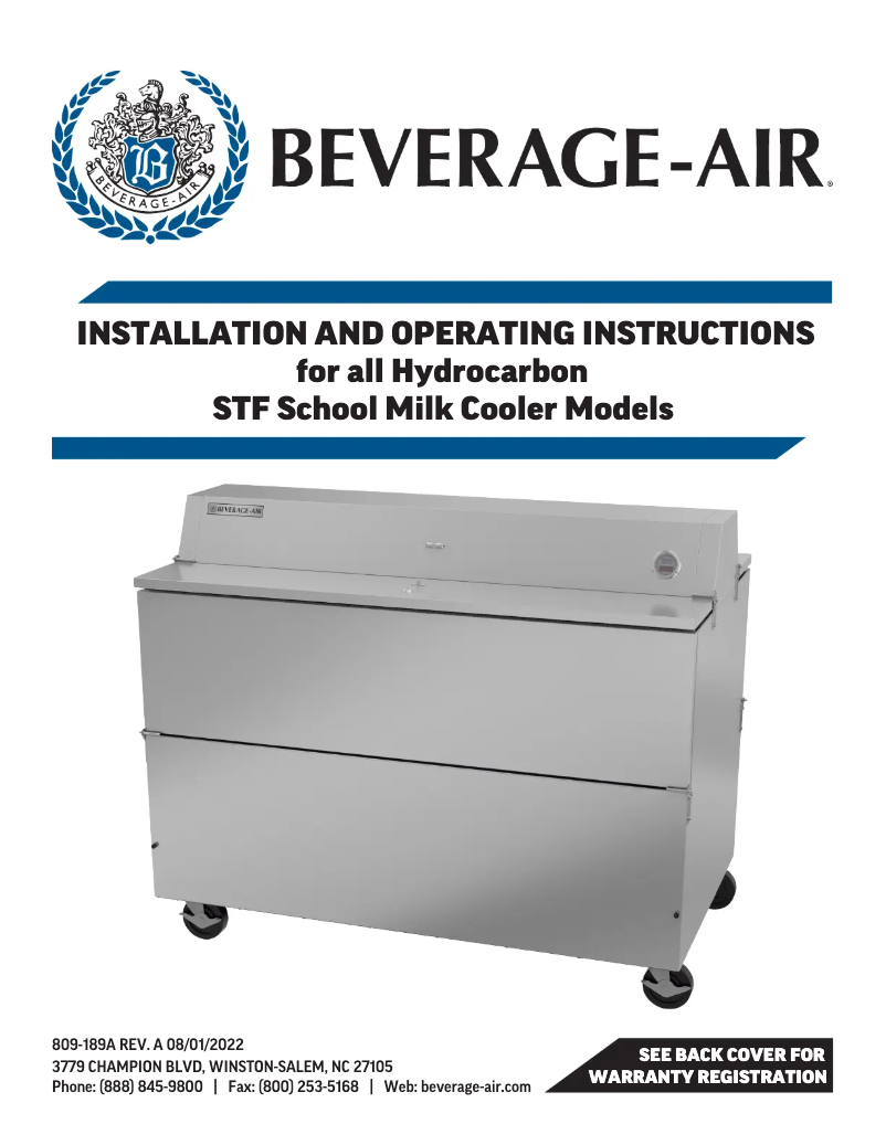 First page image of the manual for STF49HC