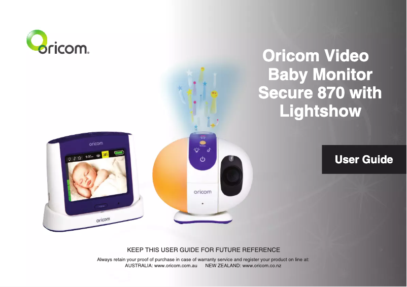 Image de la première page du manuel de l'appareil Secure 870